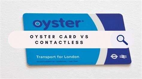 contactless vs oyster card transport